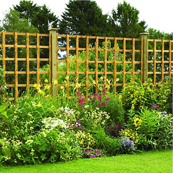 Fence Panel Trellis Square Lattice Various Sizes